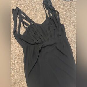 Elegant Black Strappy Dress-urban outfitters NWOT